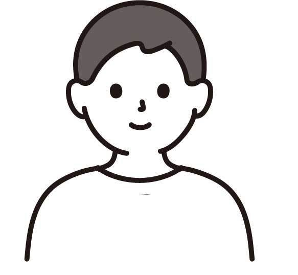 キクチシング ひたちなか寝具店 ワンエムフォー21ホルミシス寝具を使ったお客様の声の顔のイラスト