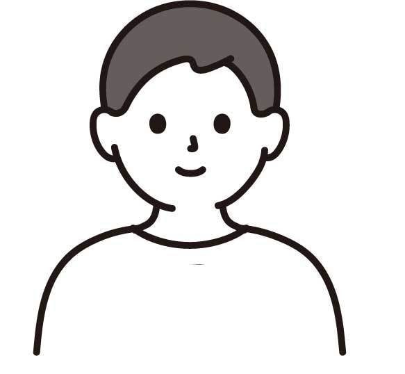 キクチシング ひたちなか寝具店 ワンエムフォー21ホルミシス寝具を使ったお客様の声の顔のイラスト